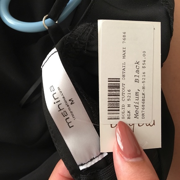 Sheer black lace maxi - Picture 3 of 3