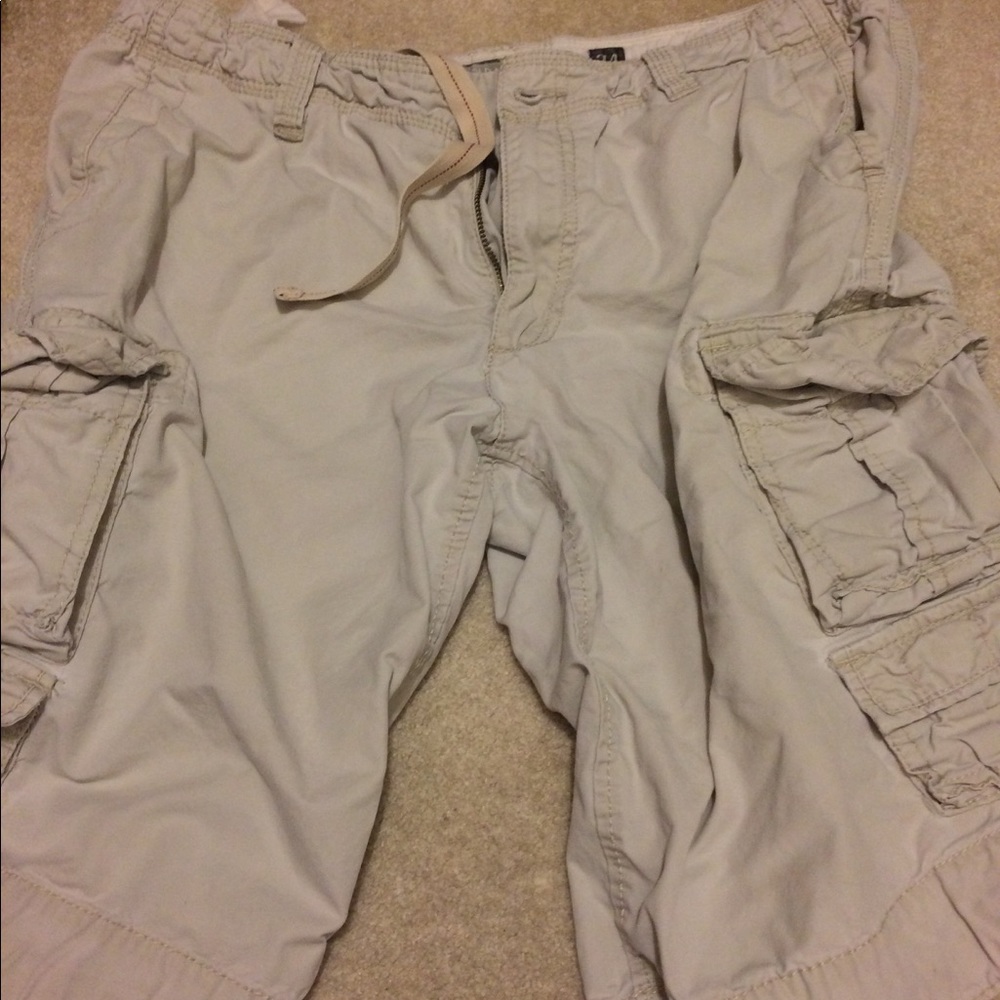 Mend cargo shorts