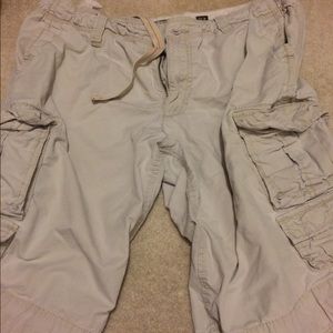 Mend cargo shorts