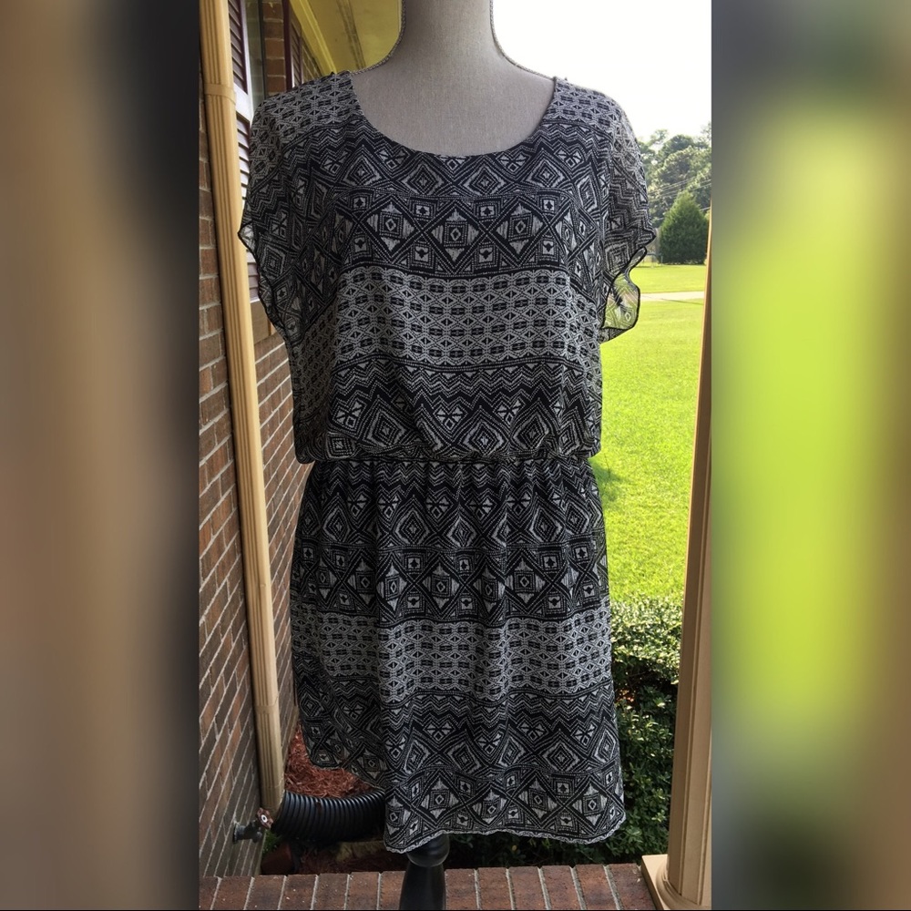 ❤️SOLD❤️ Blouson Dress Knee Length Size XL