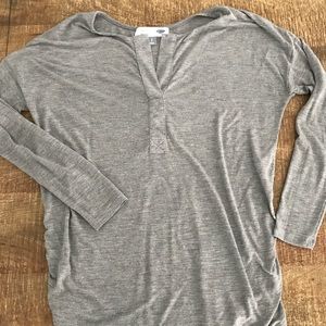 Super comfy maternity Henley style shirt
