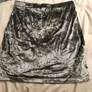 Velvet skirt medium
