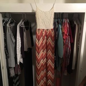 Spaghetti strap maxi dress