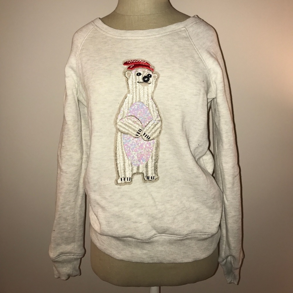 American Eagle Polar Bear Sweater