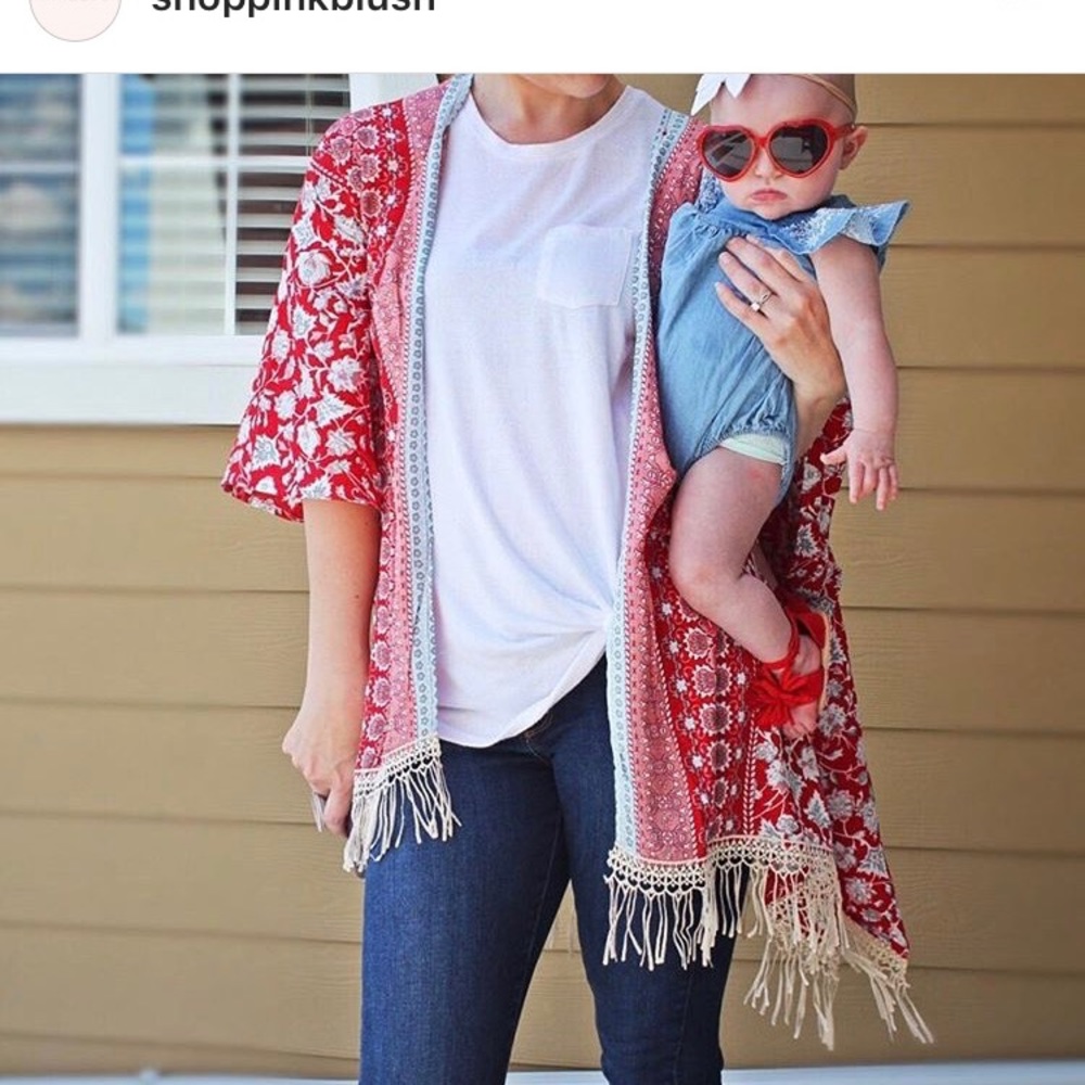 Super cute sold out Pink Blush kimono!