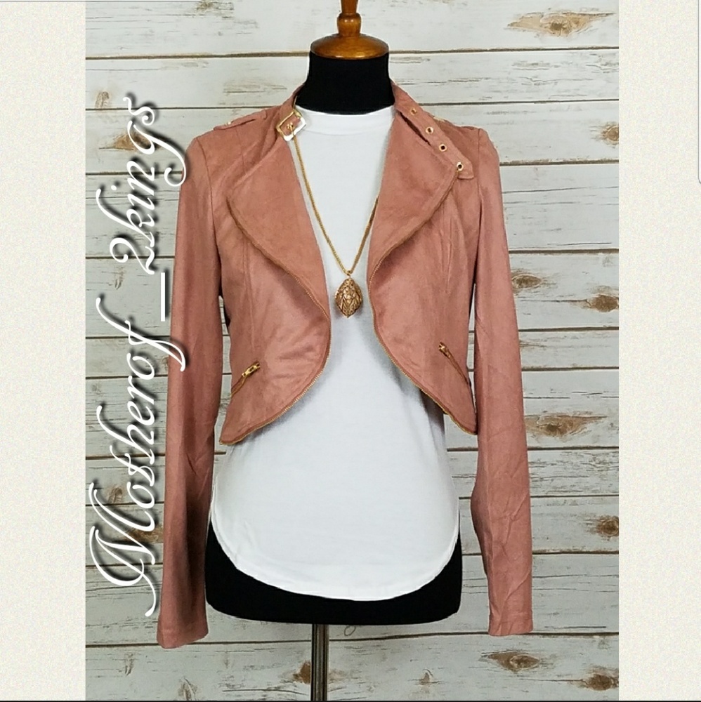 💖V-DAY FAV💖 🛍WINDSOR🛍 PINK BLUSH MOTTO BOLERO - Picture 5 of 5