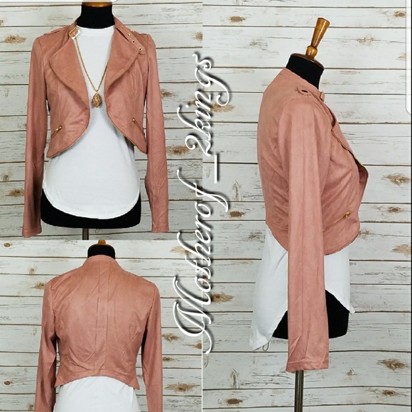 💖V-DAY FAV💖 🛍WINDSOR🛍 PINK BLUSH MOTTO BOLERO - Picture 3 of 5