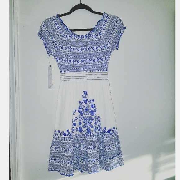 Boho Peasant Girl Dress - Picture 2 of 3