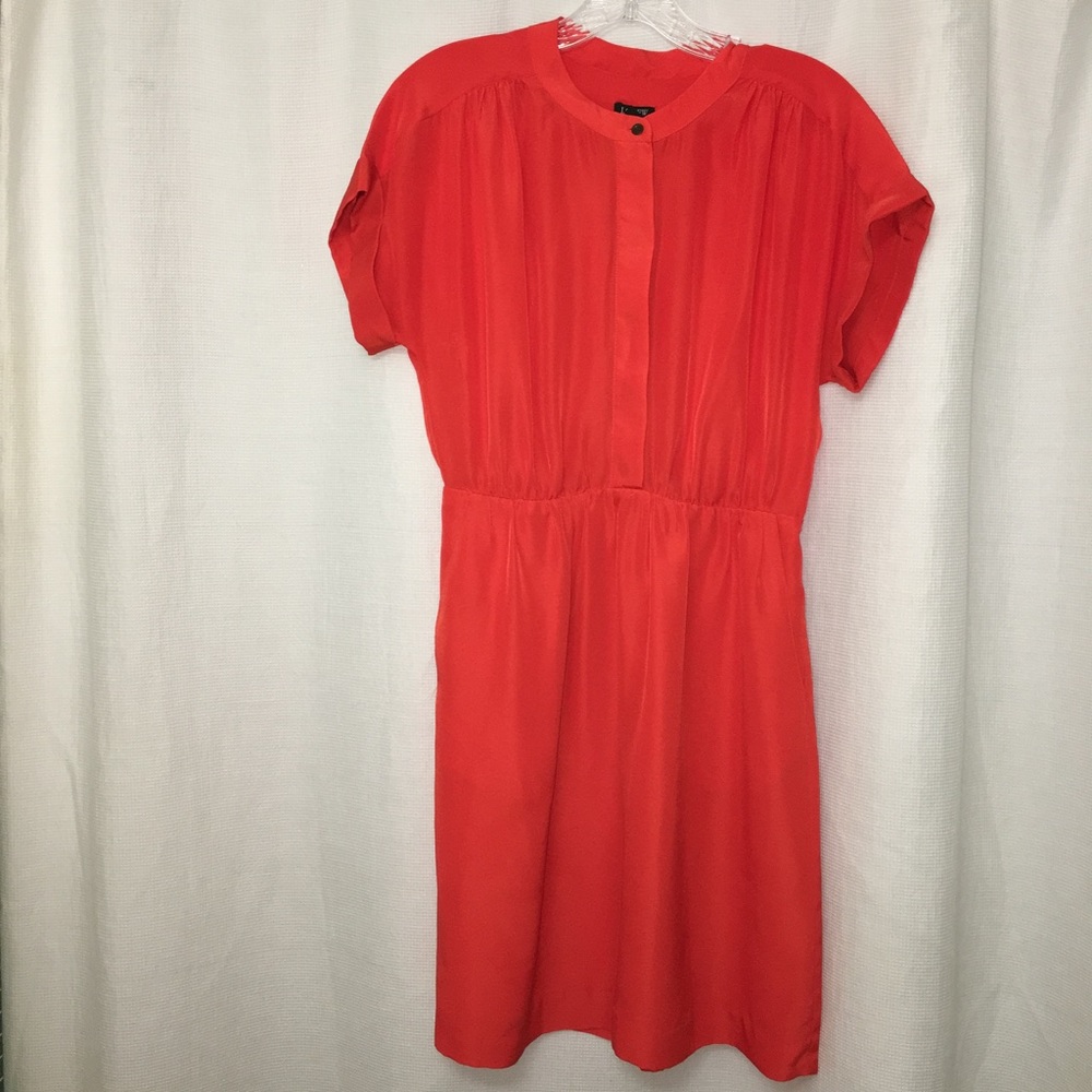 J. Crew Orange Shirtdress