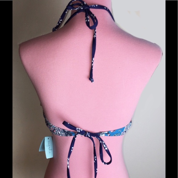 Cheeky Gal Size Large Boho Halter Style Bikini Top - Picture 2 of 6