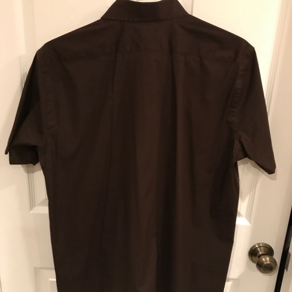 Express men's stretch button up short sleeve shirt - Picture 5 of 6