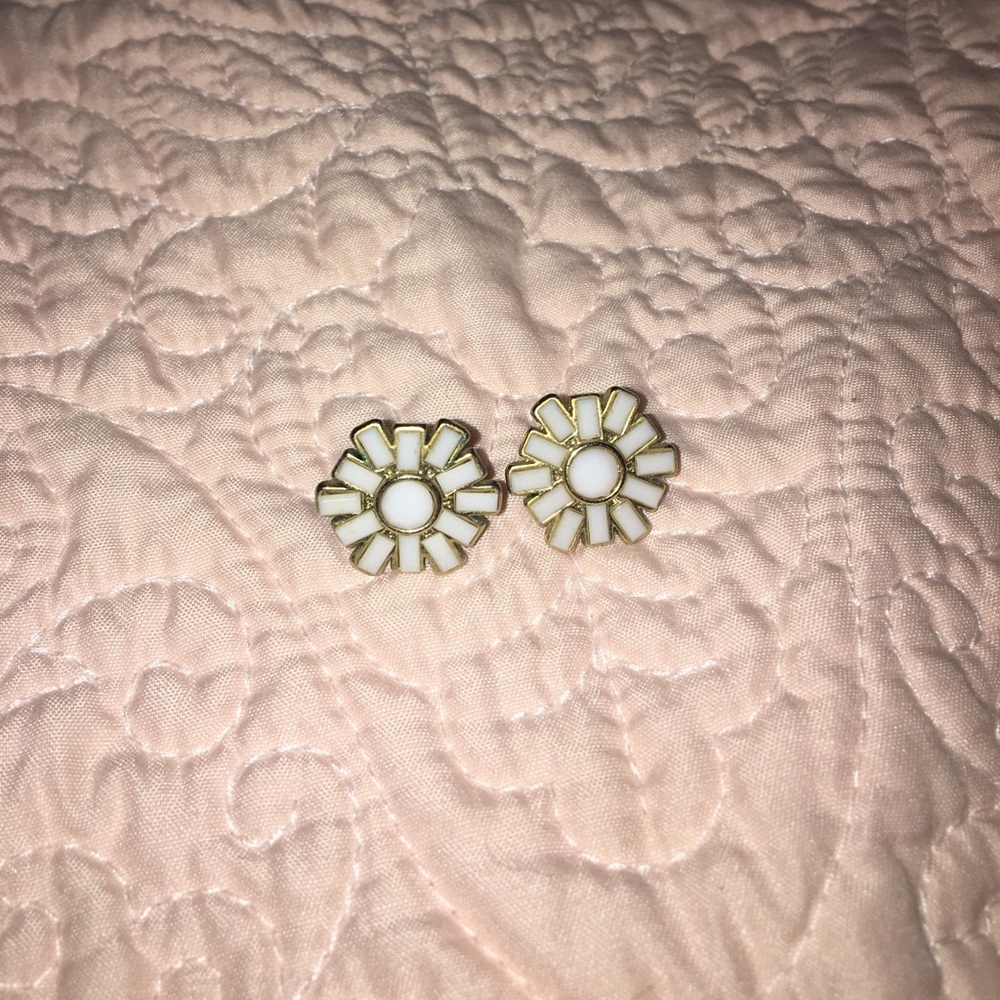 Jcrew flower earrings