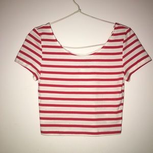 Striped Crop Top