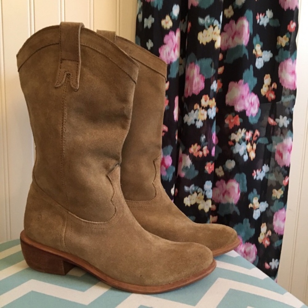 Boho Suede Boots