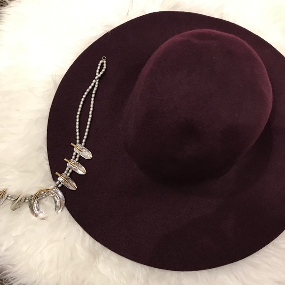 American Apparel Accessories - American Apparel Plum floppy hat