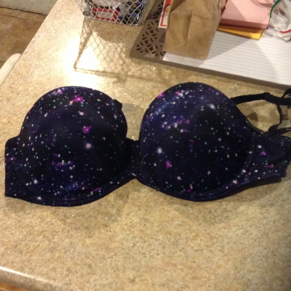 Pink push up bra