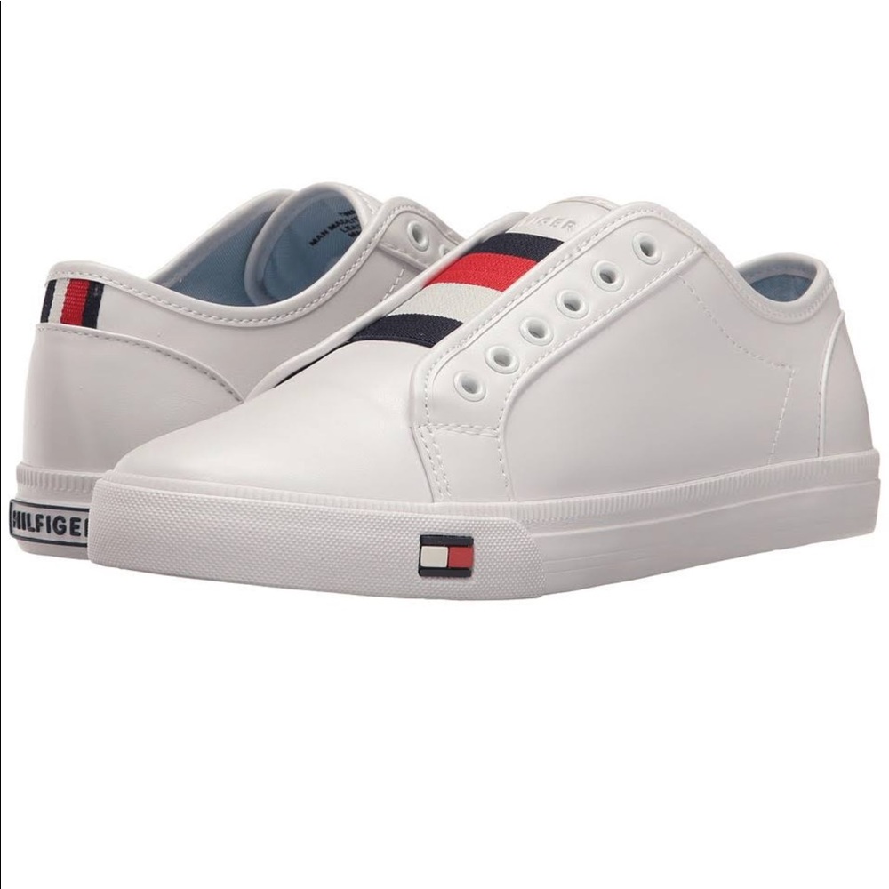 Tommy Hilfiger Brand New White slip-on sneakers
