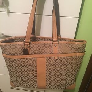 Coach Fabric Large Tote