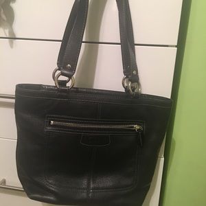 Coach Leather Shoulder Bag