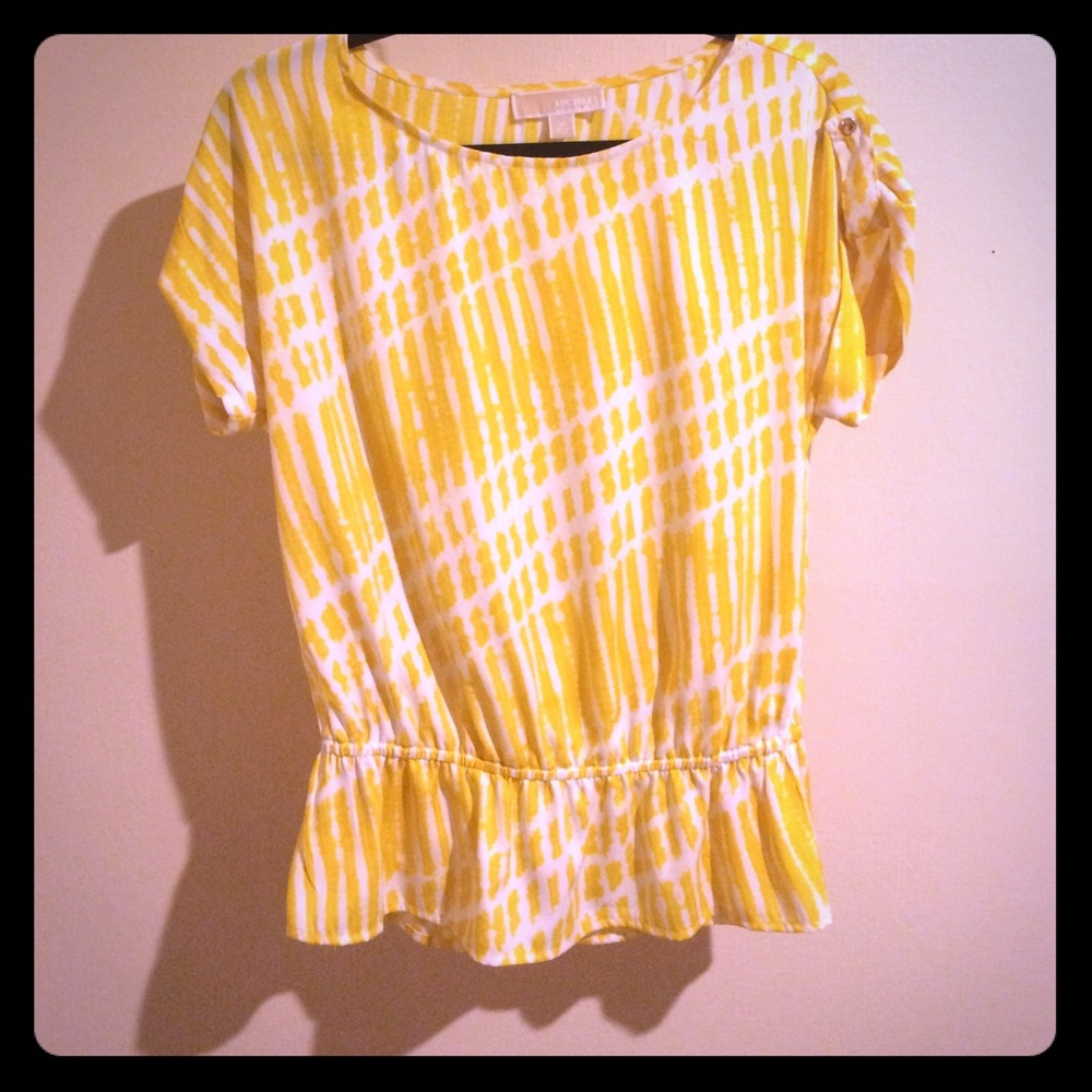 Michael Kors Yellow Blouse