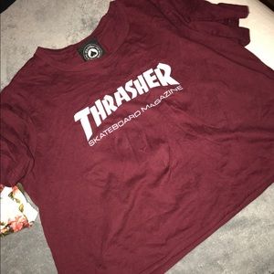 Cropped thrasher shirt