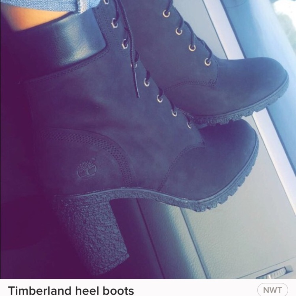 Black timberland boots