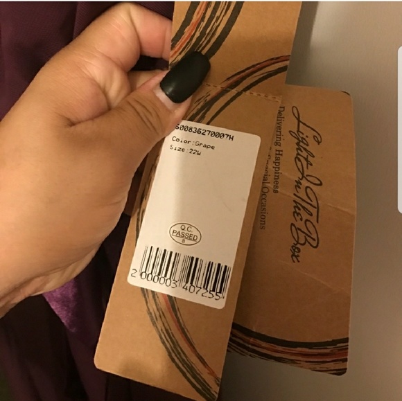 Plum Formal Dress - Picture 2 of 4