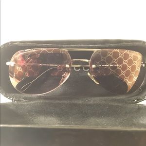 gucci monogram glasses