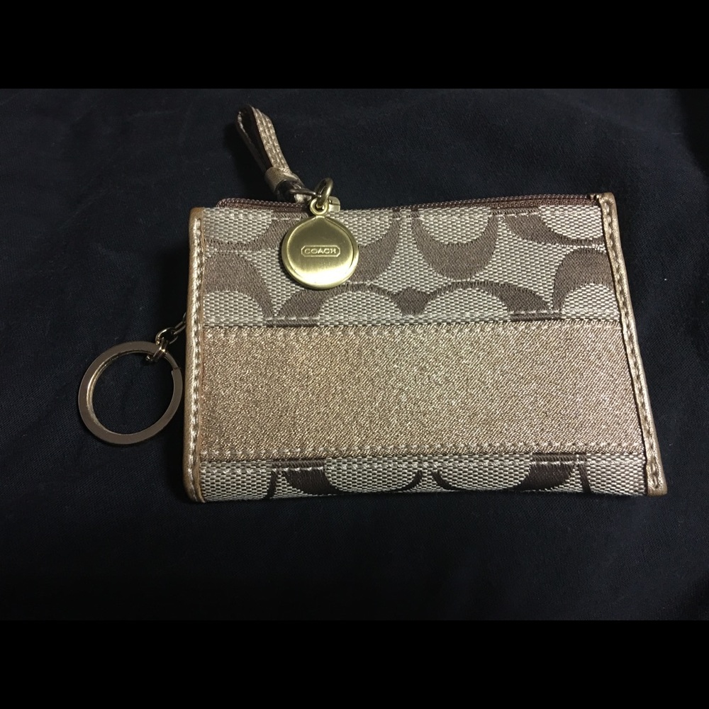 Coach mini coin purse
