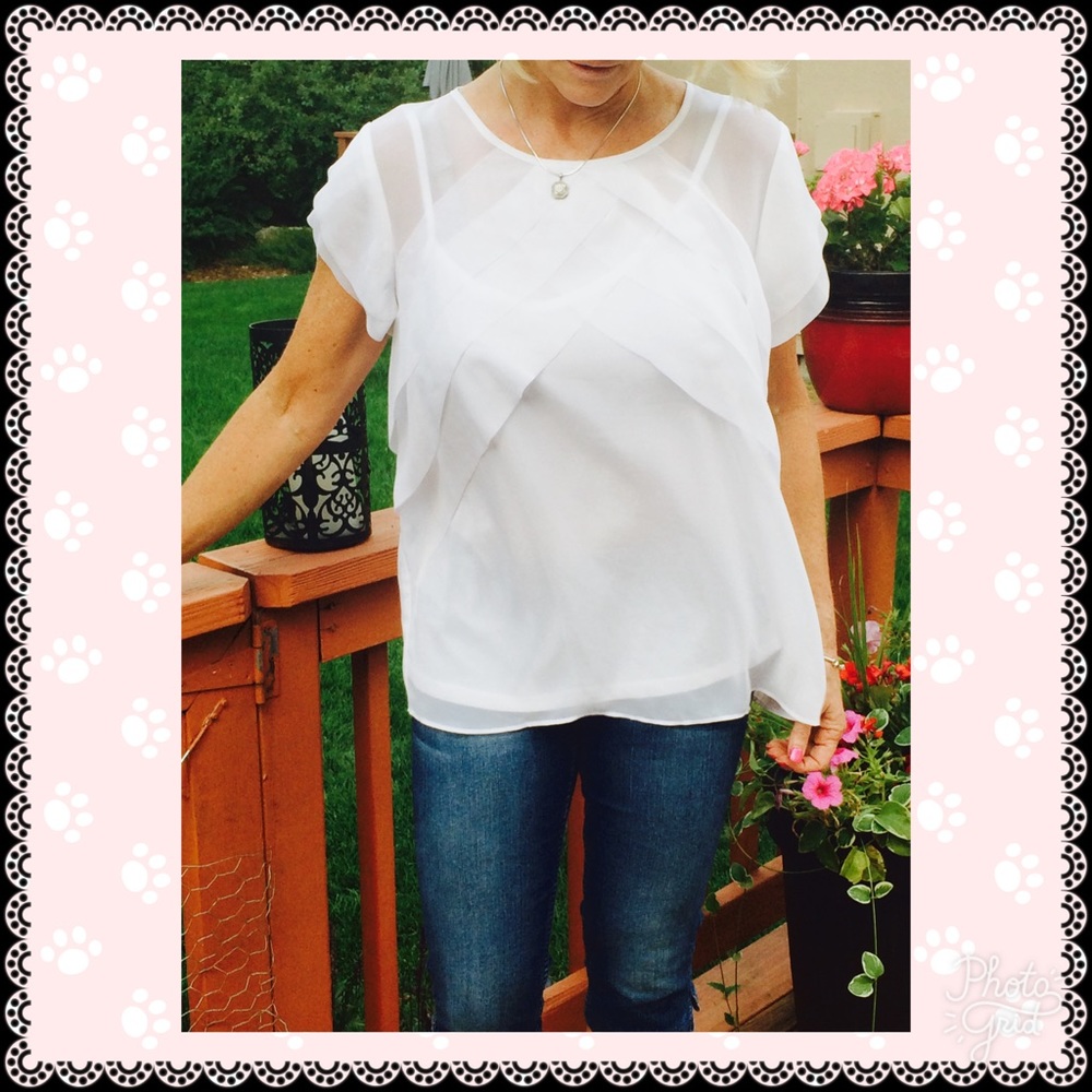 Liz Claiborne Ruffle Top