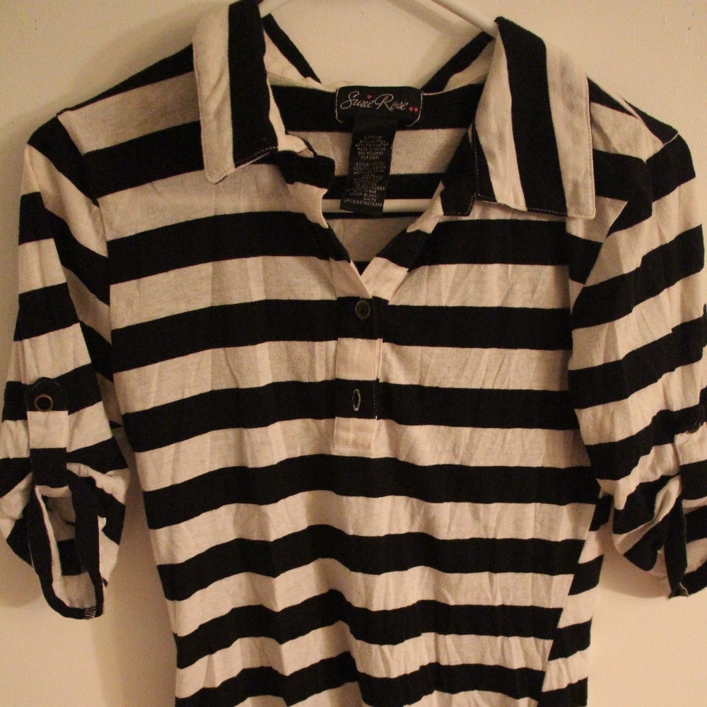 Susie Rose Top with 3/4 Sleeves