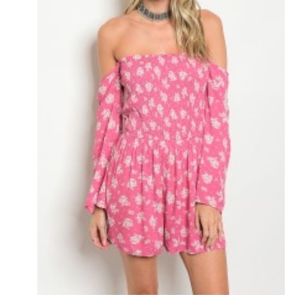 Off shoulder romper