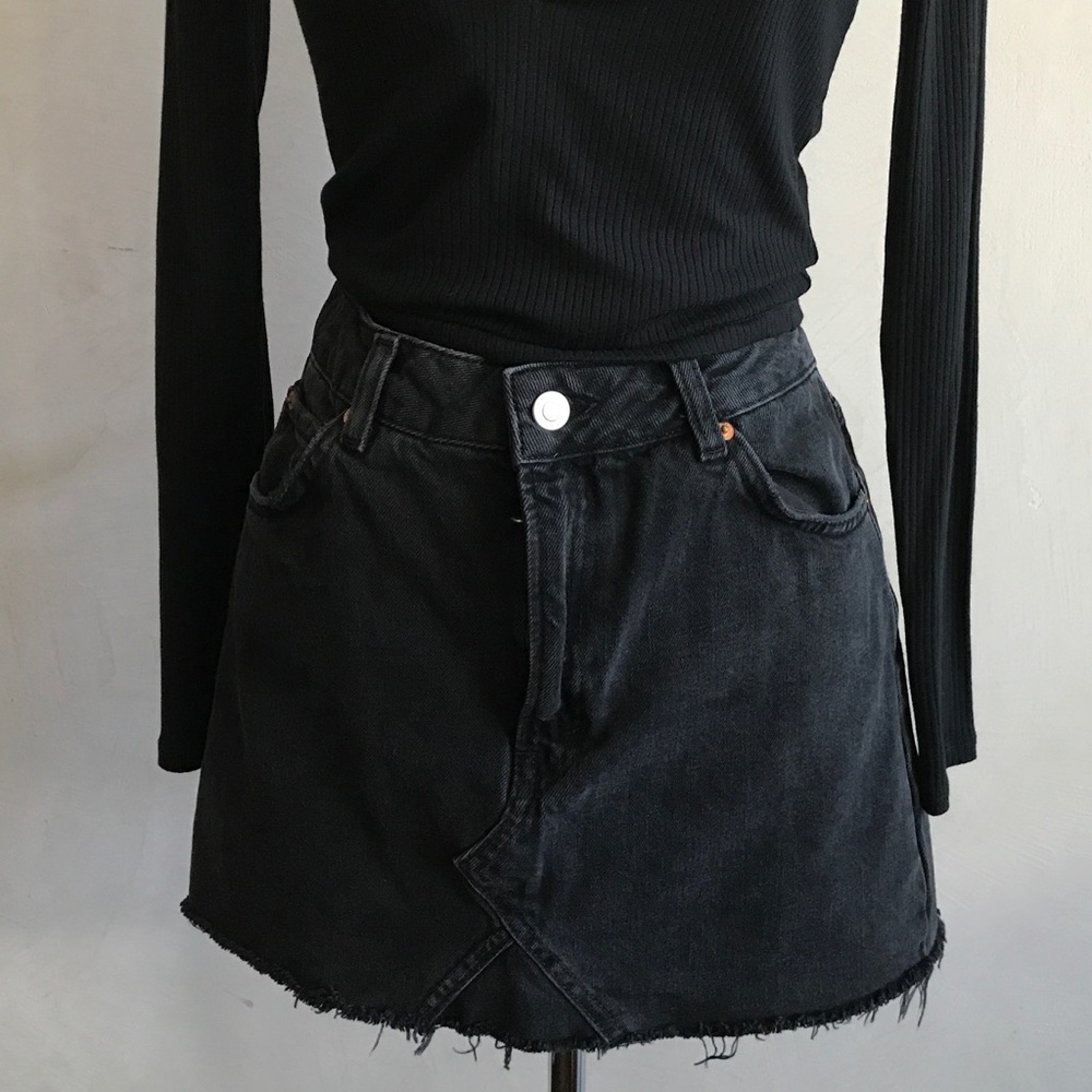 Topshop jean skirt