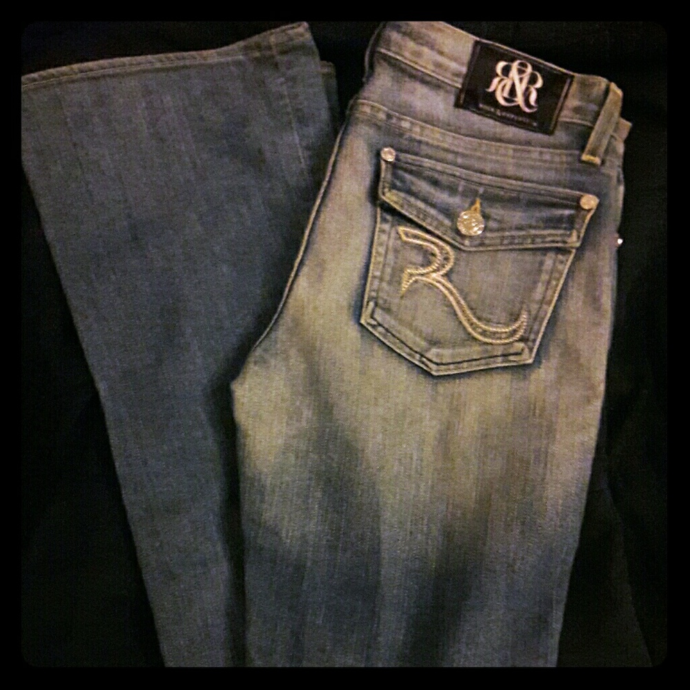 Rock&Republic Bootcut Long Light blue Jeans