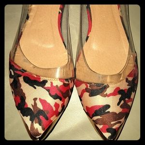 Spring Fashion Women's Casual Military Print Flat