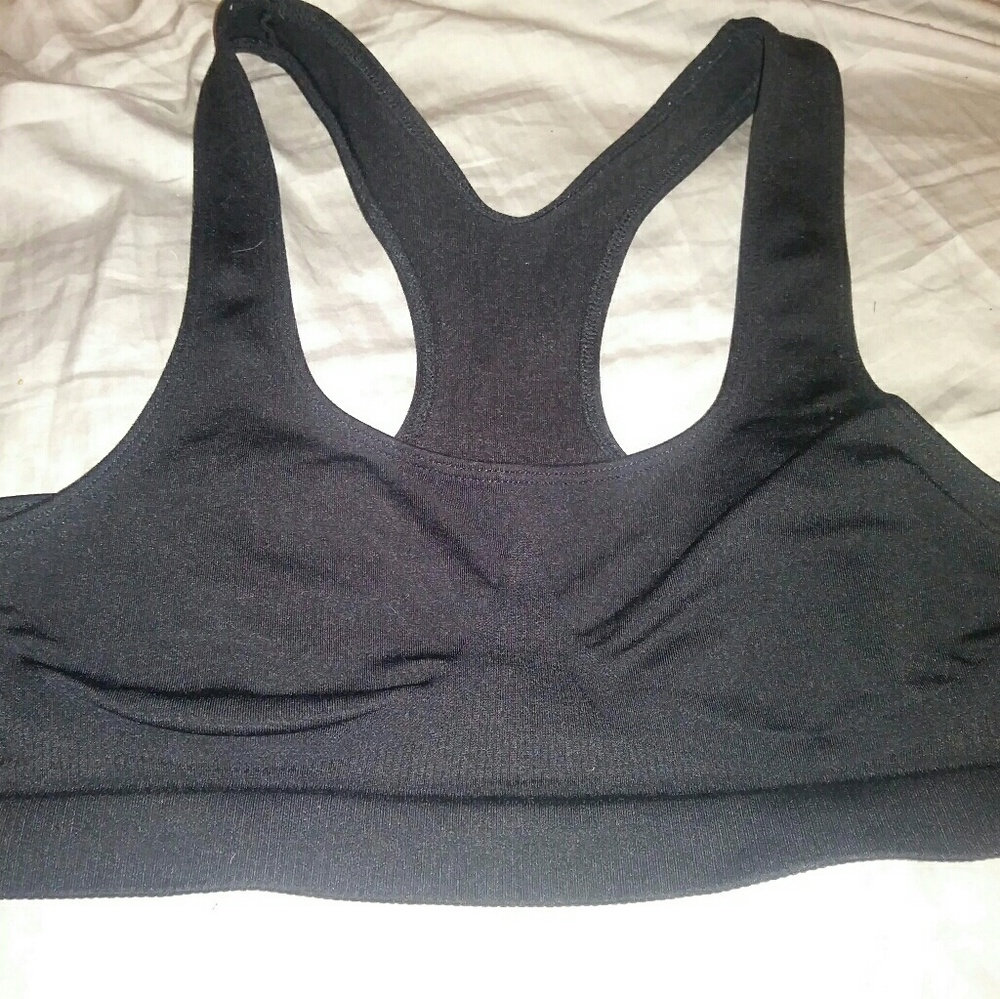 Black Sports Bra