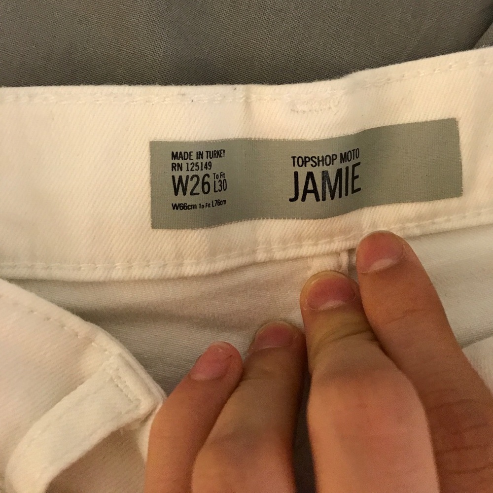 Top shop moto white jeans - Picture 4 of 4