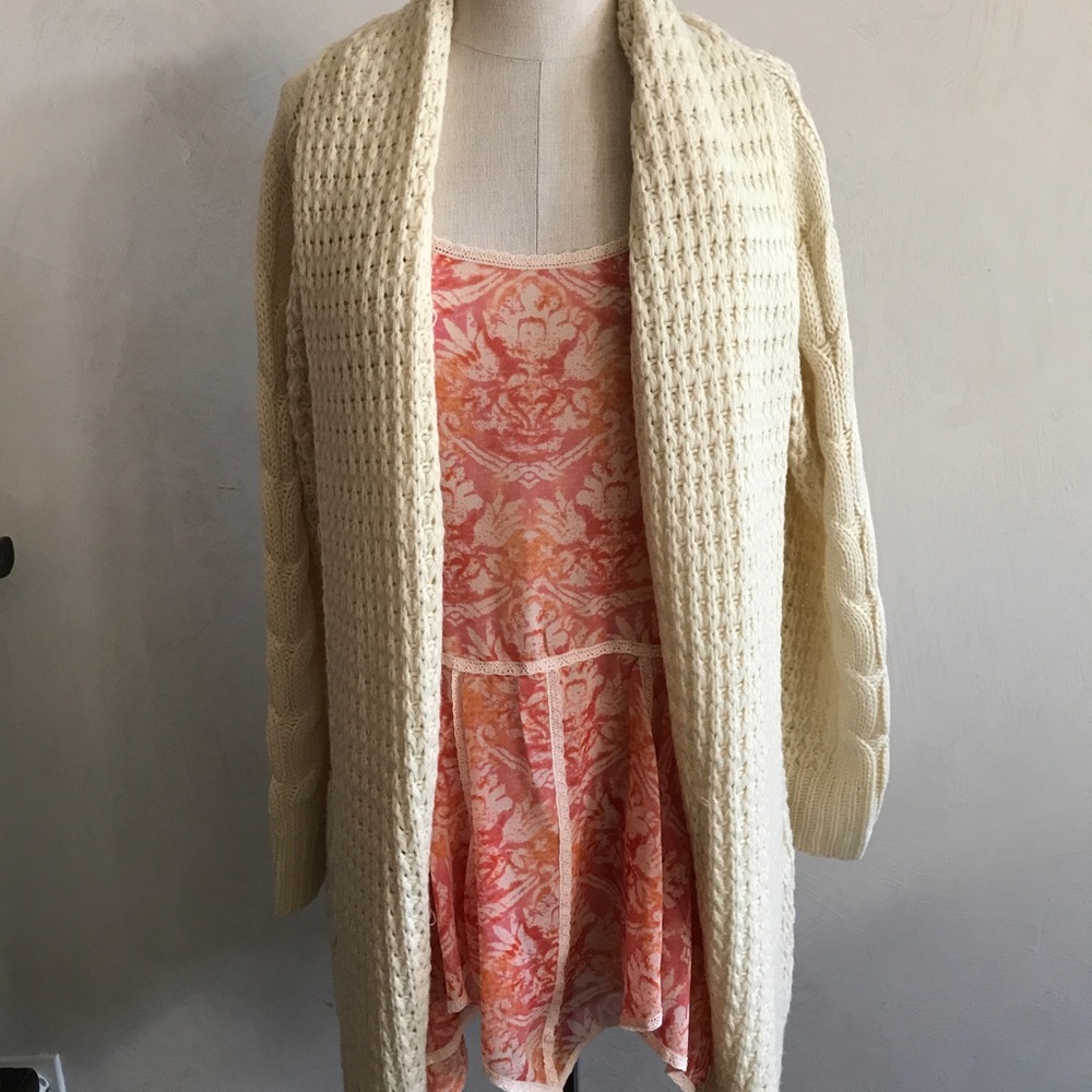 Cream knit sweater