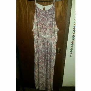 Floral maxi dress - 3X