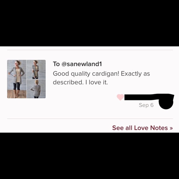 Last One! Striped Cardigan with Elbow Patches - Picture 4 of 4