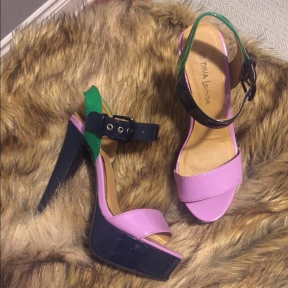 Colored heels