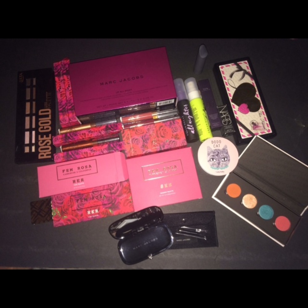 All new/unused makeup (a couple are swatched)