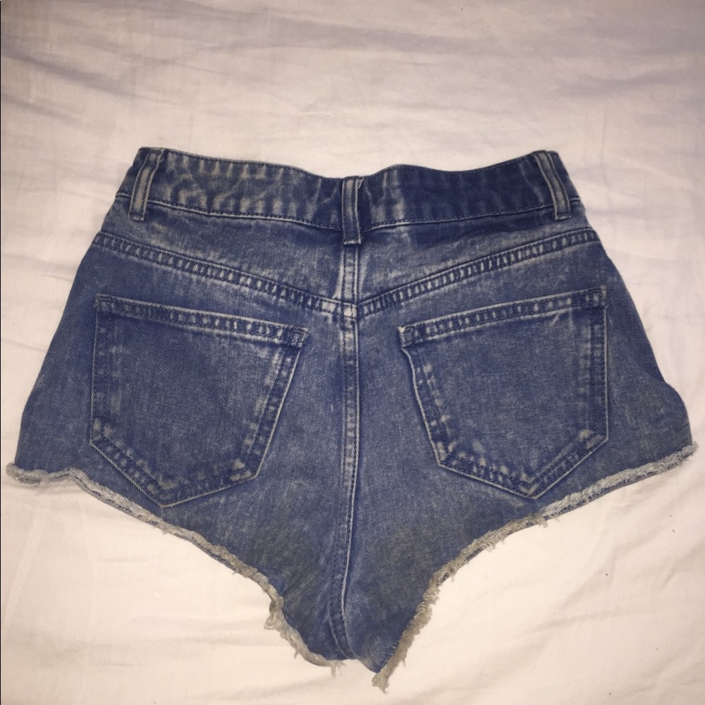 Topshop denim shorts