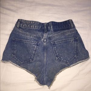 Topshop denim shorts