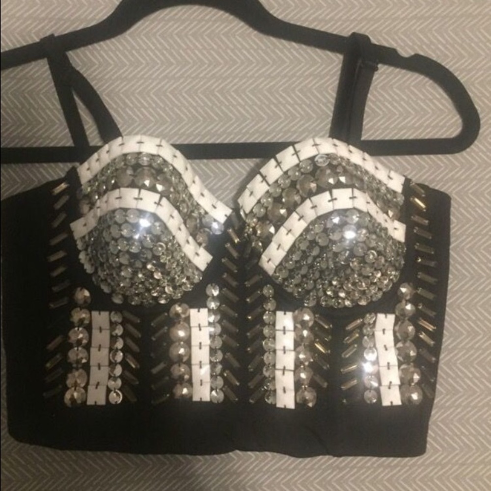 Bling bustier