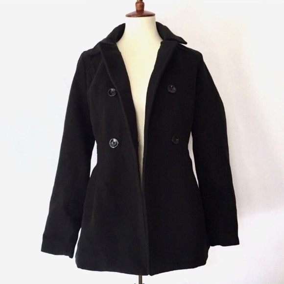 Xhilaration Jackets & Blazers - Black Pea Coat