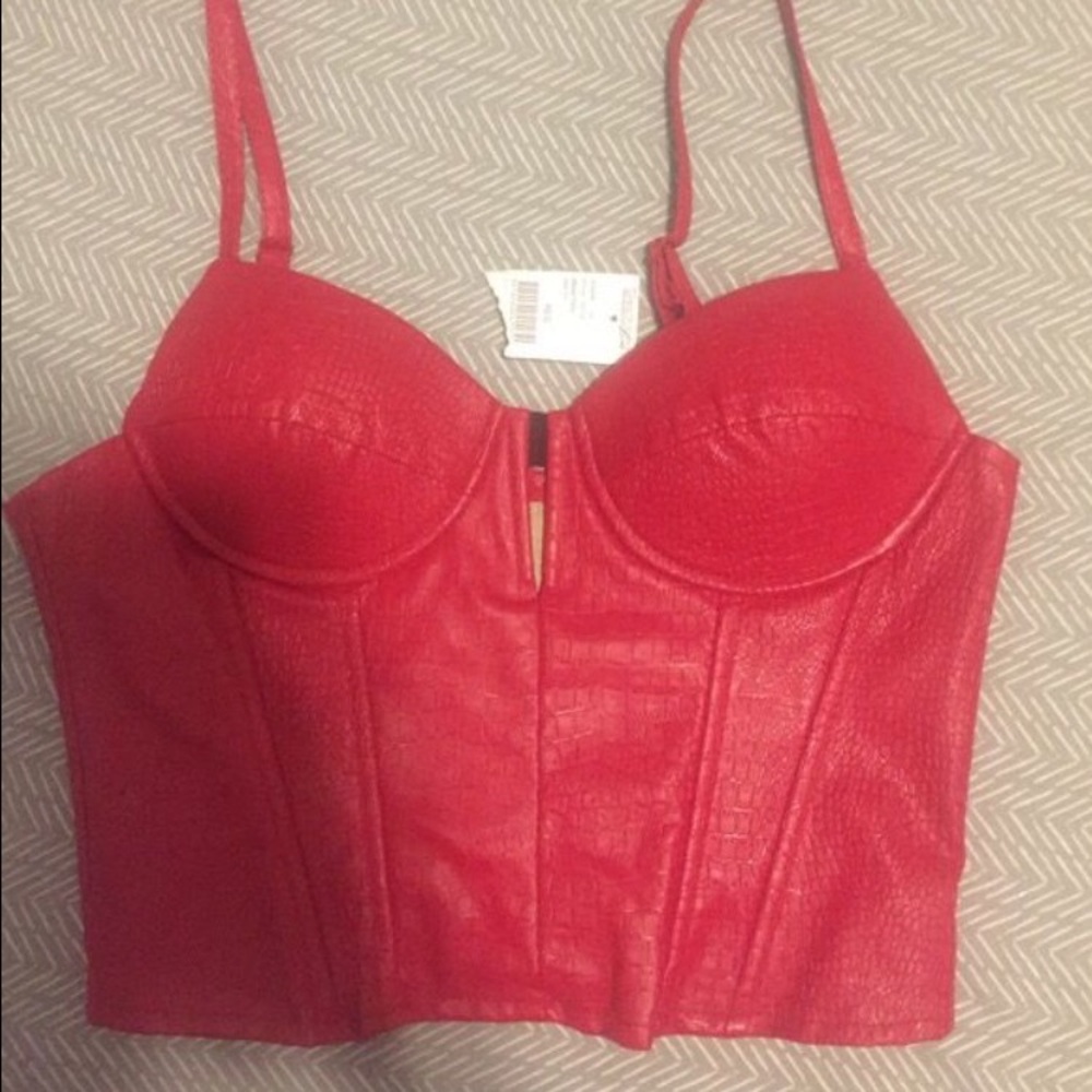 Red bustier - Picture 2 of 4