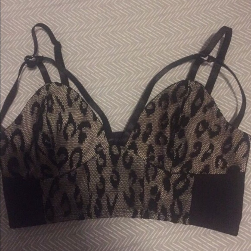 Leopard bustier