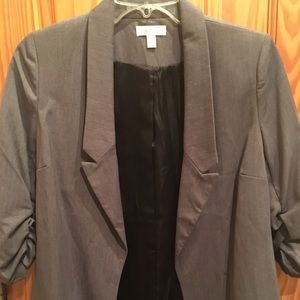 UO Silence + Noise Gray Boyfriend Blazer sz S