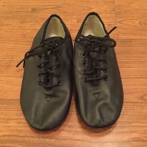 🌟🌟EUC worn x2 CAPEZIO sz 12.5 black JAZZ